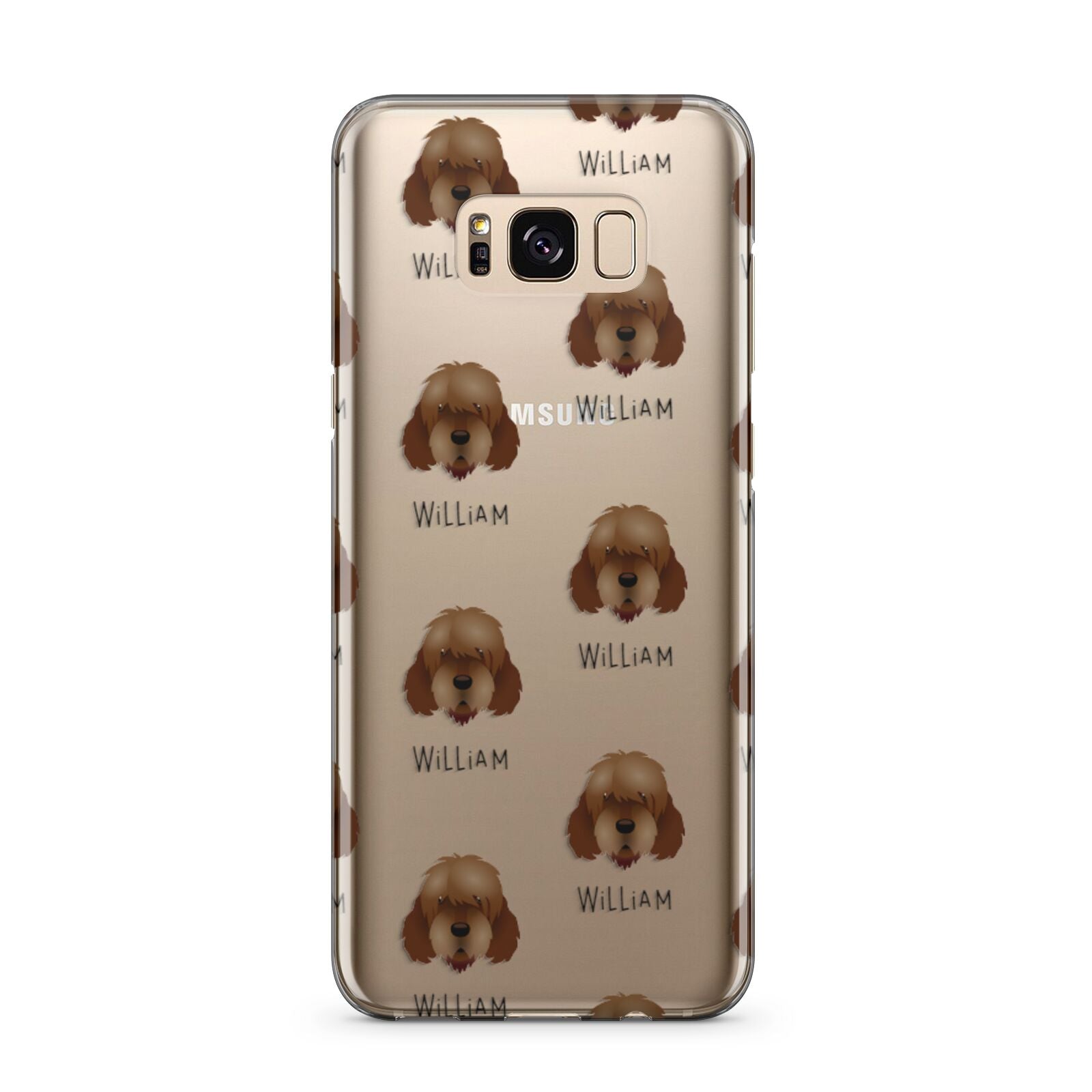 Otterhound Icon with Name Samsung Galaxy S8 Plus Case