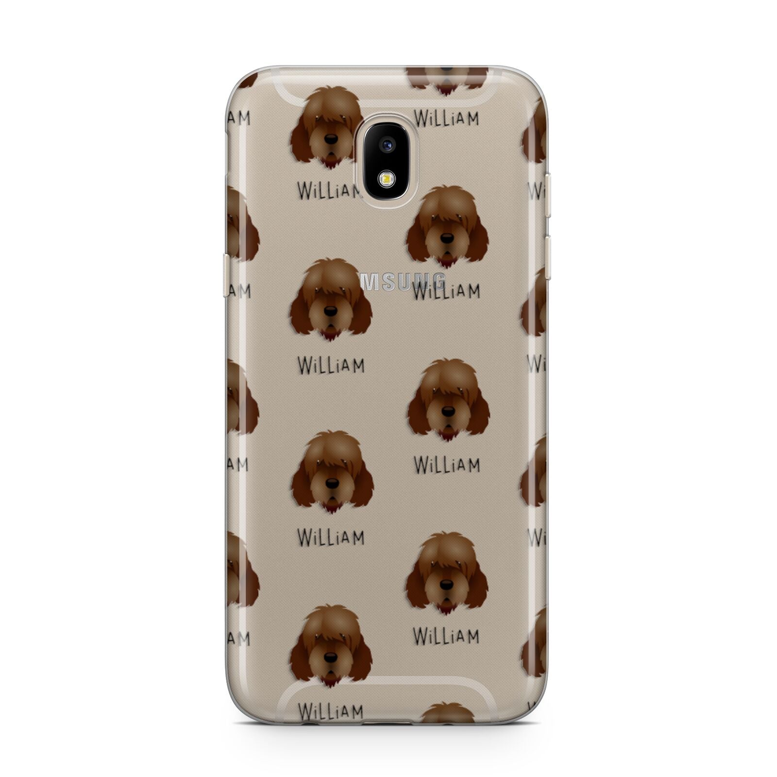 Otterhound Icon with Name Samsung J5 2017 Case