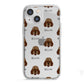 Otterhound Icon with Name iPhone 13 Mini TPU Impact Case with White Edges