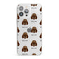 Otterhound Icon with Name iPhone 13 Pro Max Clear Bumper Case