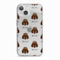 Otterhound Icon with Name iPhone 13 TPU Impact Case with White Edges