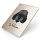 Otterhound Personalised Apple iPad Case on Gold iPad Side View