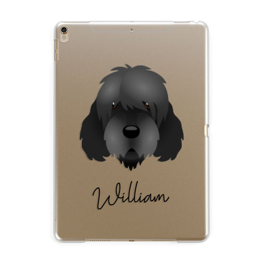 Otterhound Personalised Apple iPad Gold Case