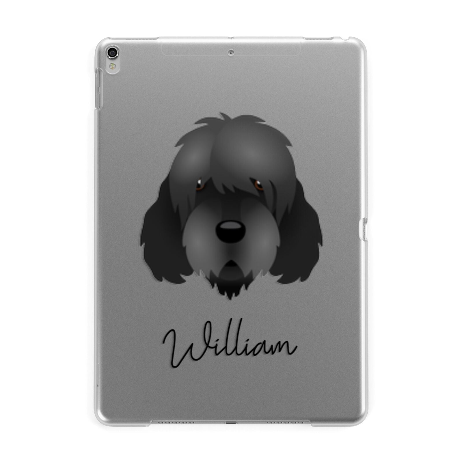 Otterhound Personalised Apple iPad Silver Case