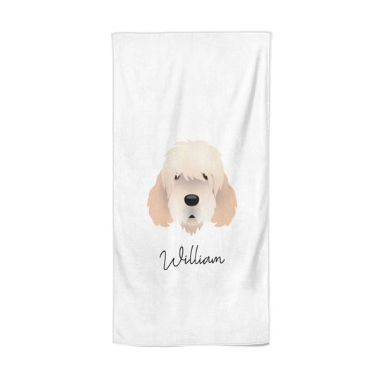 Otterhound Personalised Beach Towel