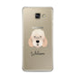 Otterhound Personalised Samsung Galaxy A3 2016 Case on gold phone