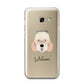 Otterhound Personalised Samsung Galaxy A3 2017 Case on gold phone