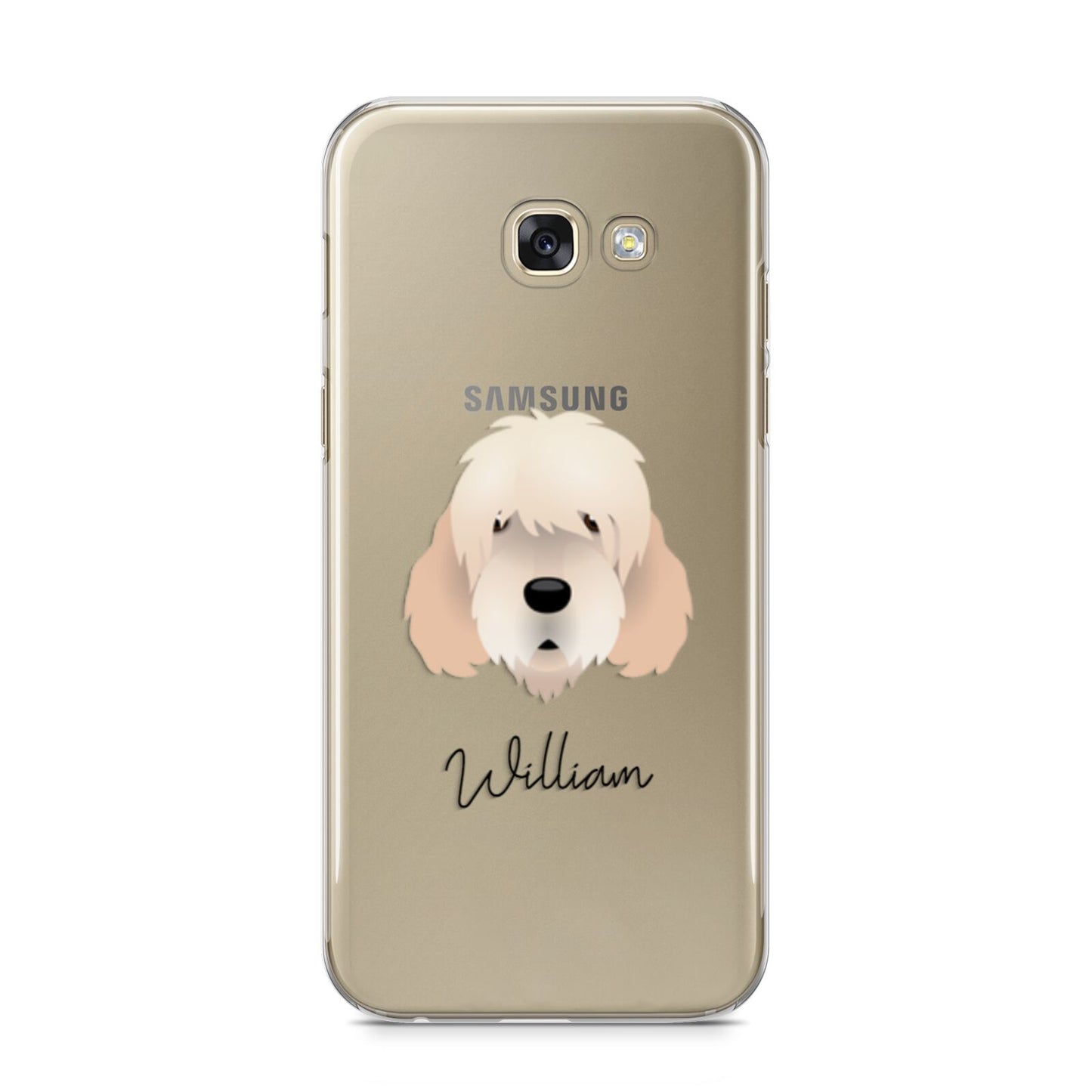 Otterhound Personalised Samsung Galaxy A5 2017 Case on gold phone