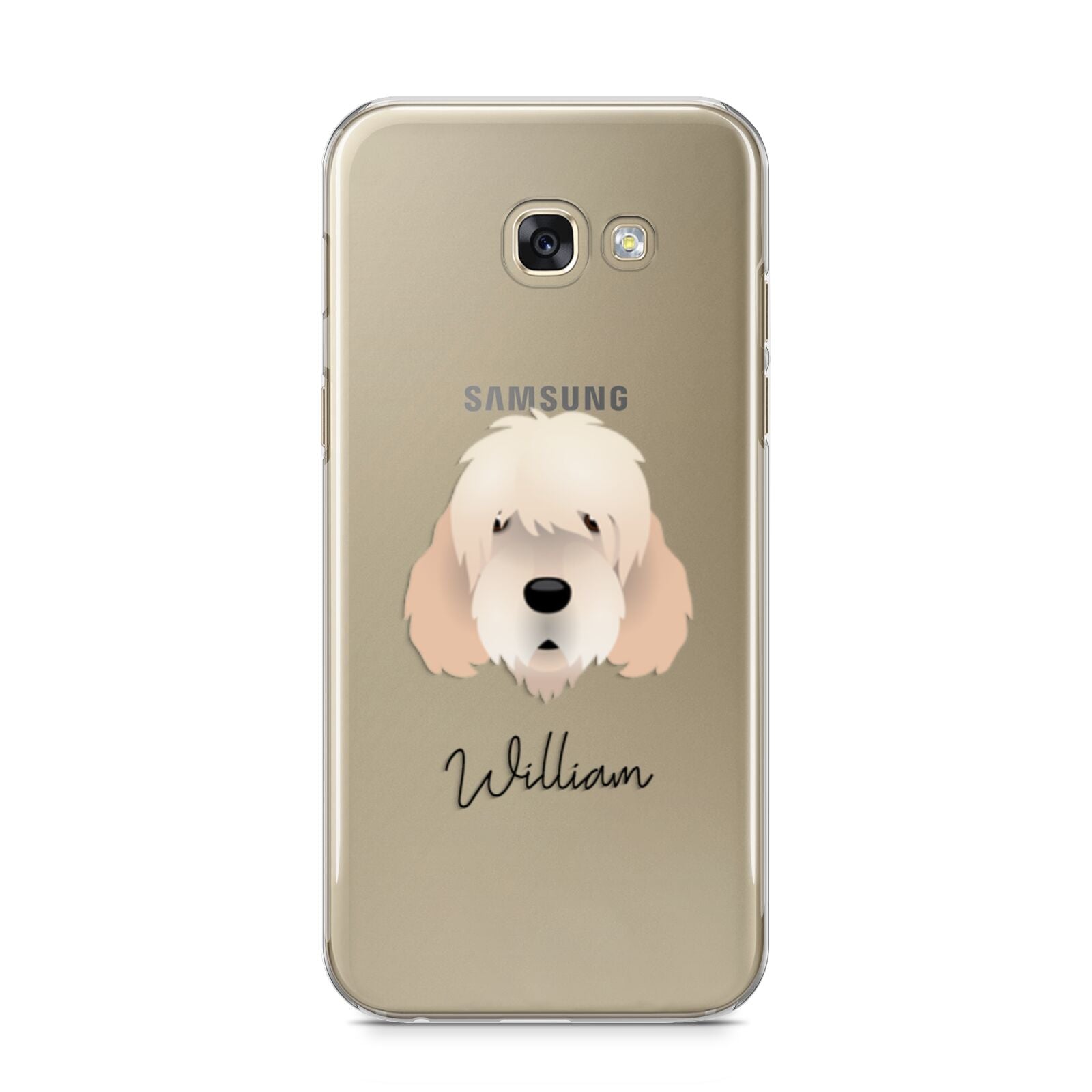 Otterhound Personalised Samsung Galaxy A5 2017 Case on gold phone