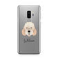 Otterhound Personalised Samsung Galaxy S9 Plus Case on Silver phone