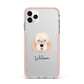 Otterhound Personalised iPhone 11 Pro Max Impact Pink Edge Case