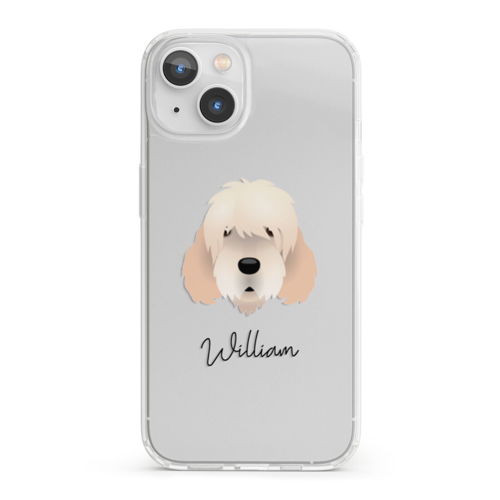 Otterhound Personalised iPhone 13 Clear Bumper Case