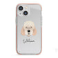 Otterhound Personalised iPhone 13 Mini TPU Impact Case with Pink Edges