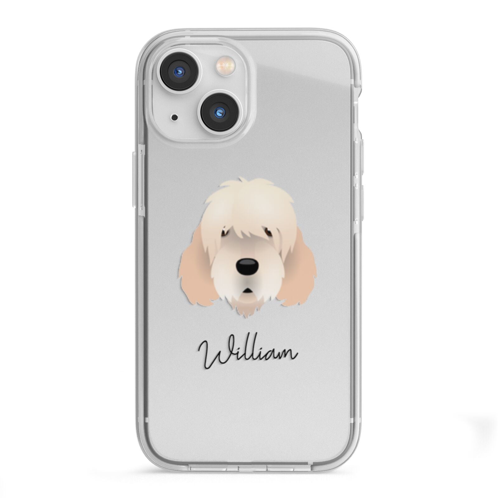 Otterhound Personalised iPhone 13 Mini TPU Impact Case with White Edges