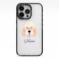 Otterhound Personalised iPhone 13 Pro Black Impact Case on Silver phone
