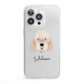 Otterhound Personalised iPhone 13 Pro Clear Bumper Case