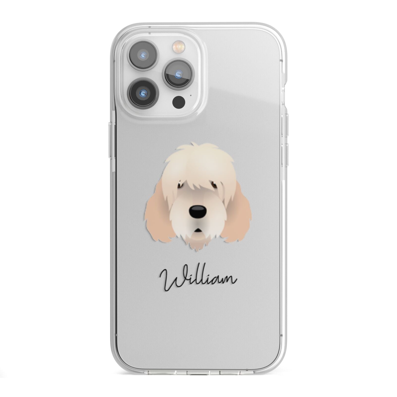 Otterhound Personalised iPhone 13 Pro Max TPU Impact Case with White Edges