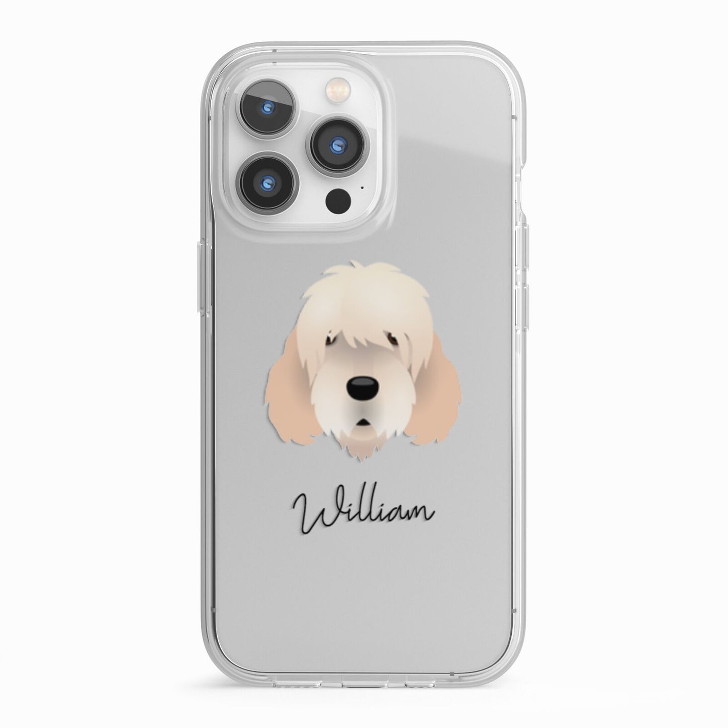Otterhound Personalised iPhone 13 Pro TPU Impact Case with White Edges
