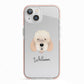 Otterhound Personalised iPhone 13 TPU Impact Case with Pink Edges