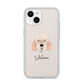 Otterhound Personalised iPhone 14 Clear Tough Case Starlight