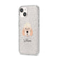 Otterhound Personalised iPhone 14 Glitter Tough Case Starlight Angled Image