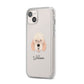 Otterhound Personalised iPhone 14 Plus Clear Tough Case Starlight Angled Image