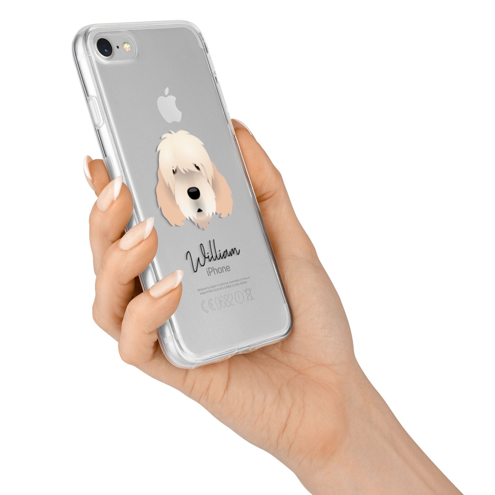 Otterhound Personalised iPhone 7 Bumper Case on Silver iPhone Alternative Image