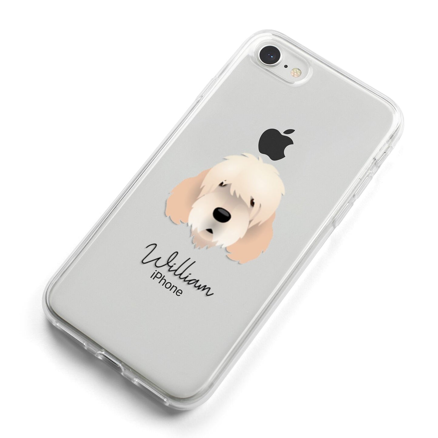 Otterhound Personalised iPhone 8 Bumper Case on Silver iPhone Alternative Image