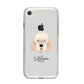 Otterhound Personalised iPhone 8 Bumper Case on Silver iPhone