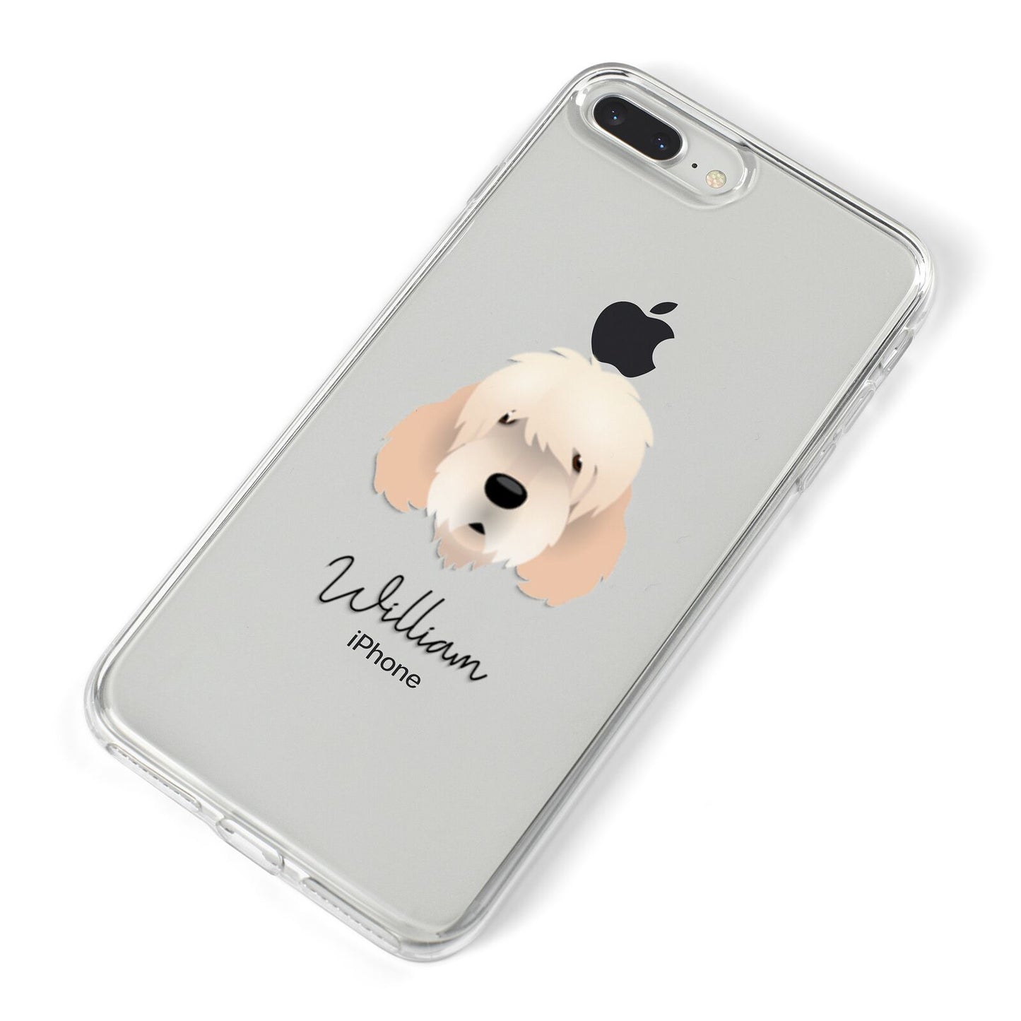 Otterhound Personalised iPhone 8 Plus Bumper Case on Silver iPhone Alternative Image