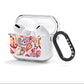 Paisley Cashmere Flowers AirPods Clear Case 3rd Gen Side Image
