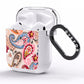 Paisley Cashmere Flowers AirPods Clear Case Side Image