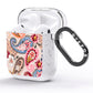 Paisley Cashmere Flowers AirPods Glitter Case Side Image