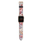 Paisley Cashmere Flowers Apple Watch Strap with Gold Hardware