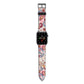 Paisley Cashmere Flowers Apple Watch Strap with Space Grey Hardware