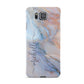 Pale Blue And Pink Marble Samsung Galaxy Alpha Case