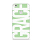 Pale Green with Bold White Text Huawei P8 Lite Case