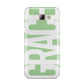 Pale Green with Bold White Text Samsung Galaxy A8 2016 Case