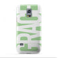 Pale Green with Bold White Text Samsung Galaxy S5 Mini Case