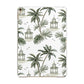 Palm Tree Pattern Apple iPad Gold Case