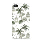 Palm Tree Pattern Apple iPhone 4s Case
