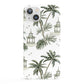 Palm Tree Pattern iPhone 13 Full Wrap 3D Snap Case