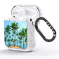 Palm Trees AirPods Glitter Case Side Image