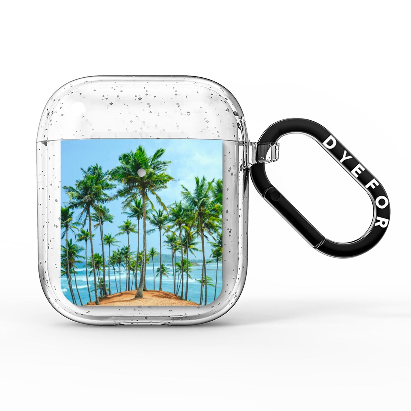 Palm Trees AirPods Glitter Case