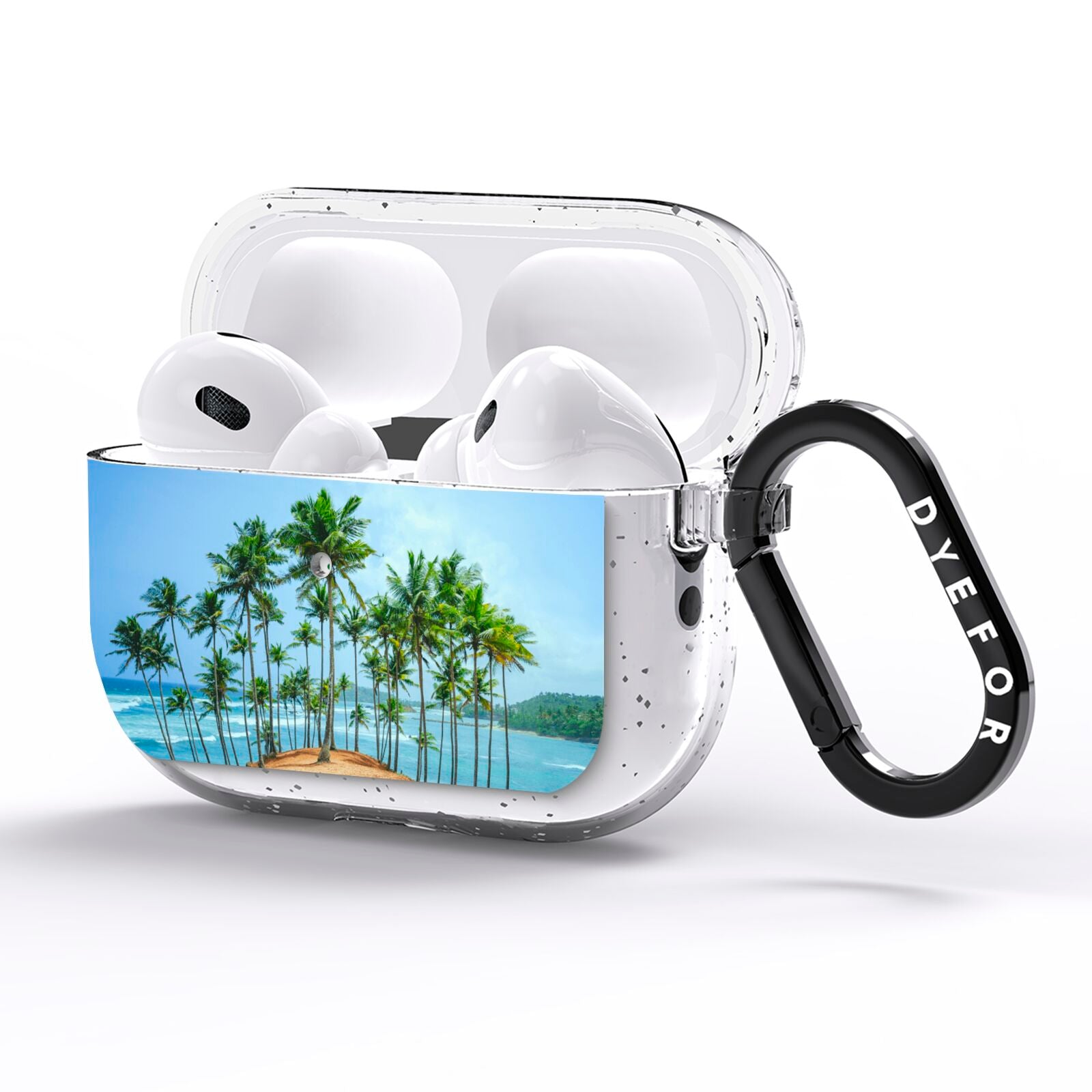 Palm Trees AirPods Pro Glitter Case Side Image
