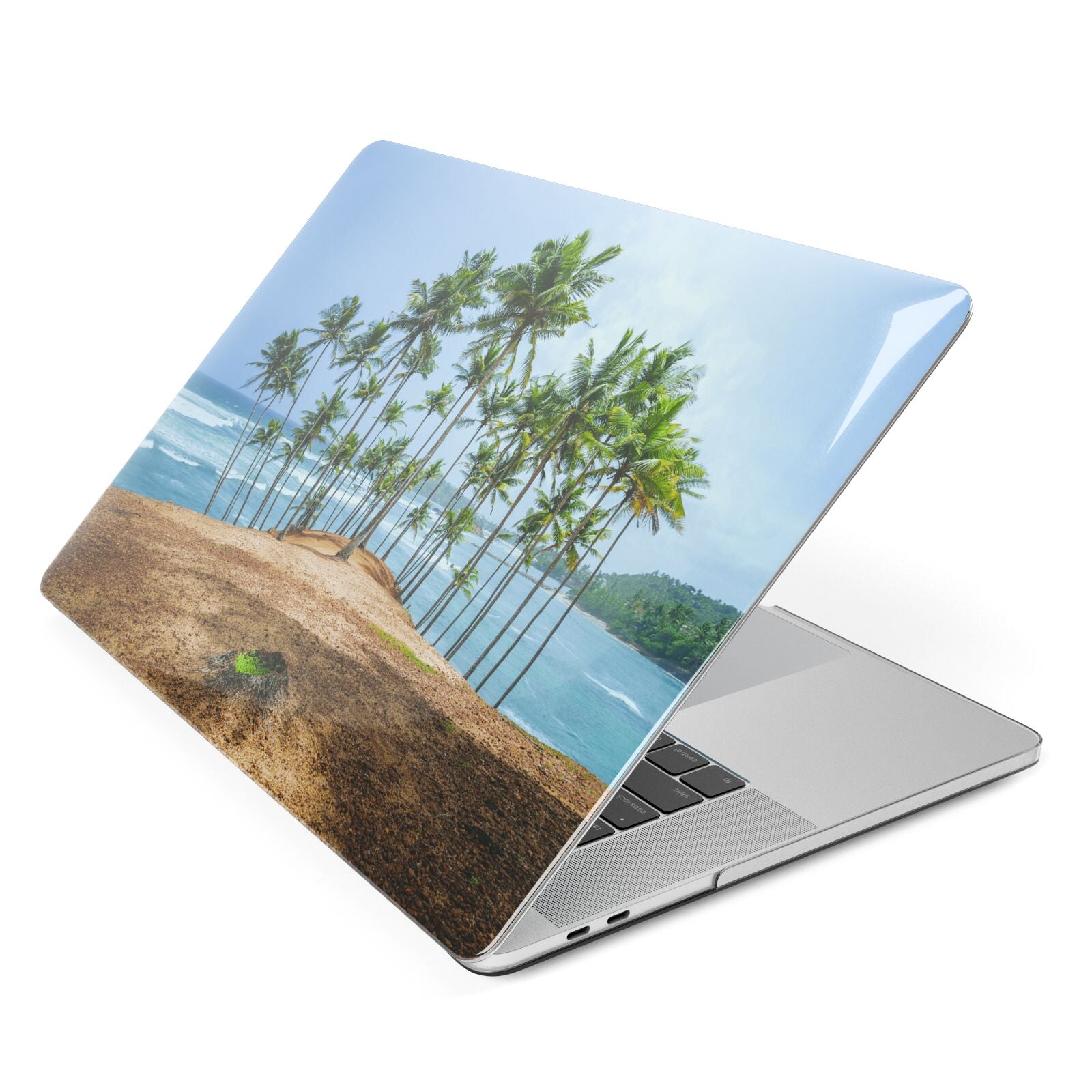 Palm Trees Apple MacBook Case Side View