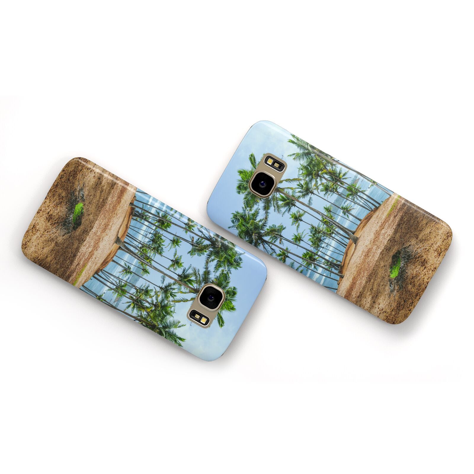 Palm Trees Samsung Galaxy Case Flat Overview