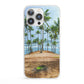 Palm Trees iPhone 13 Pro Clear Bumper Case