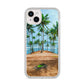 Palm Trees iPhone 14 Plus Clear Tough Case Starlight