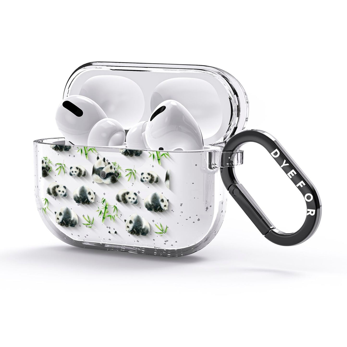 Panda AirPods Glitter Case 3rd Gen Side Image